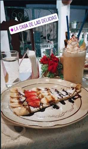 Fotografia tomada fuera de La casa de las delicias - Cafetería en Bokobá, Yuc.
